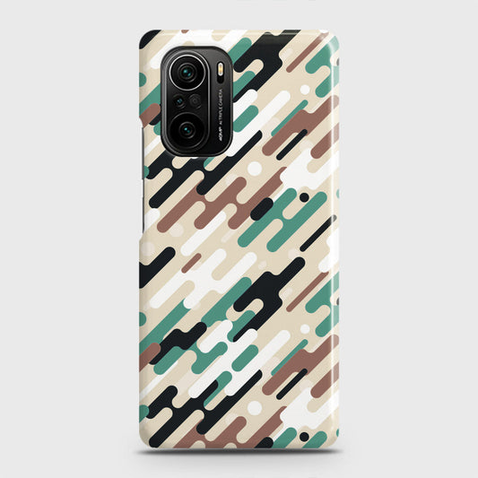 Xiaomi Mi 11X Pro Cover - Camo Series 3 - Black & Brown Design - Matte Finish - Snap On Hard Case with LifeTime Colors Guarantee