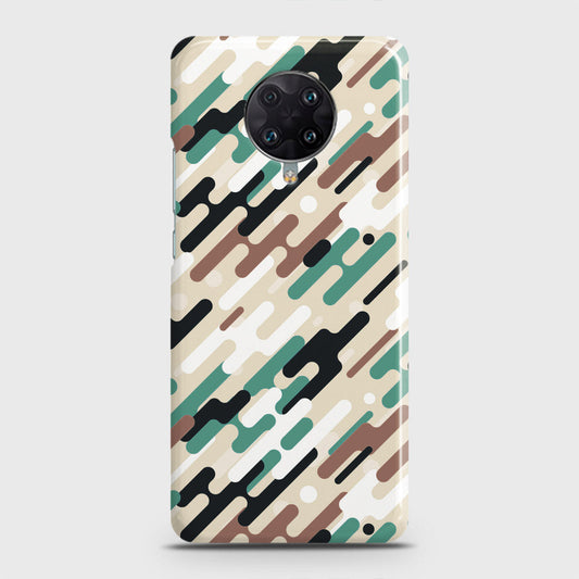 Xiaomi Redmi K30 Pro Cover - Camo Series 3 - Black & Brown Design - Matte Finish - Snap On Hard Case with LifeTime Colors Guarantee