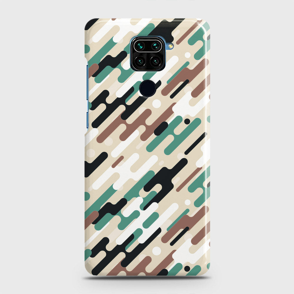 Xiaomi Redmi 10X 4G Cover - Camo Series 3 - Black & Brown Design - Matte Finish - Snap On Hard Case with LifeTime Colors Guarantee