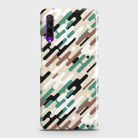 Honor 9X Cover - Camo Series 3 - Black & Brown Design - Matte Finish - Snap On Hard Case with LifeTime Colors Guarantee