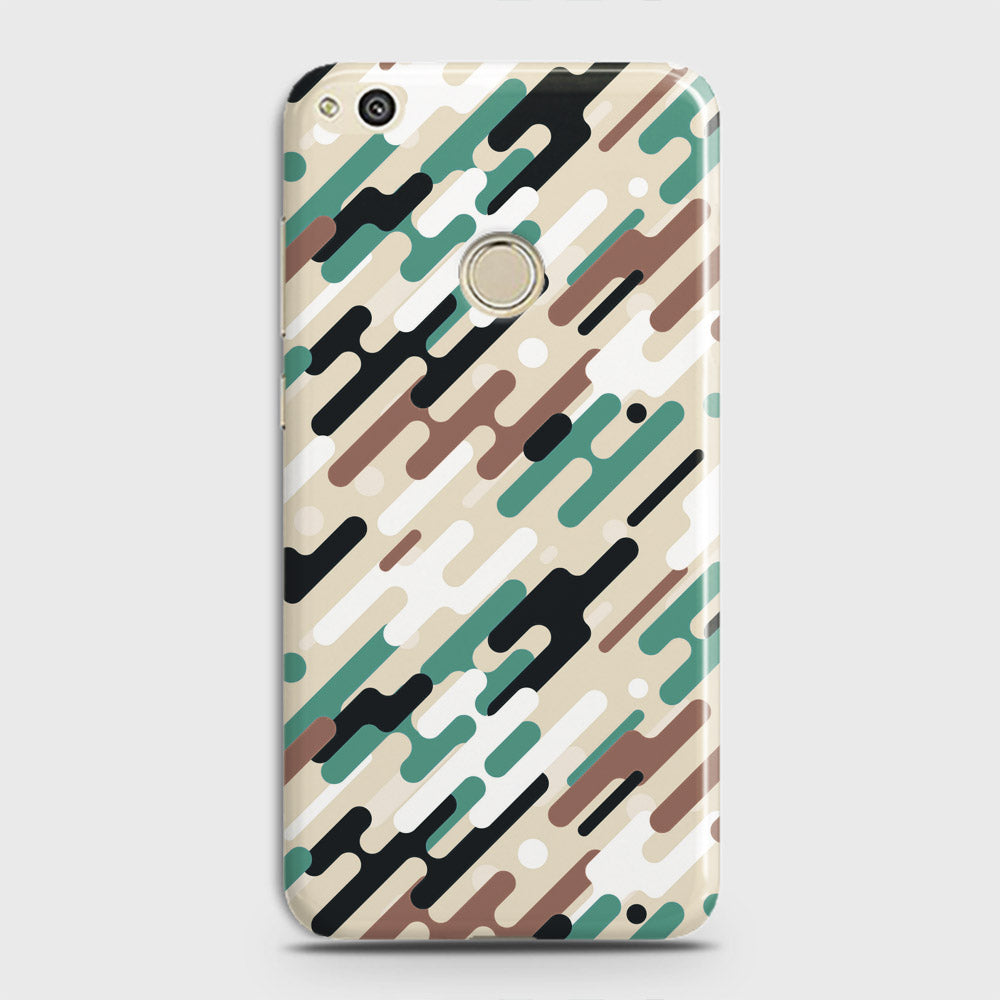 Huawei Nova Lite Cover - Camo Series 3 - Black & Brown Design - Matte Finish - Snap On Hard Case with LifeTime Colors Guarantee