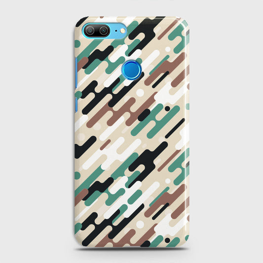 Huawei Honor 10 Cover - Camo Series 3 - Black & Brown Design - Matte Finish - Snap On Hard Case with LifeTime Colors Guarantee