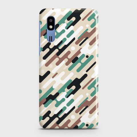 Samsung Galaxy A2 Core Cover - Camo Series 3 - Black & Brown Design - Matte Finish - Snap On Hard Case with LifeTime Colors Guarantee