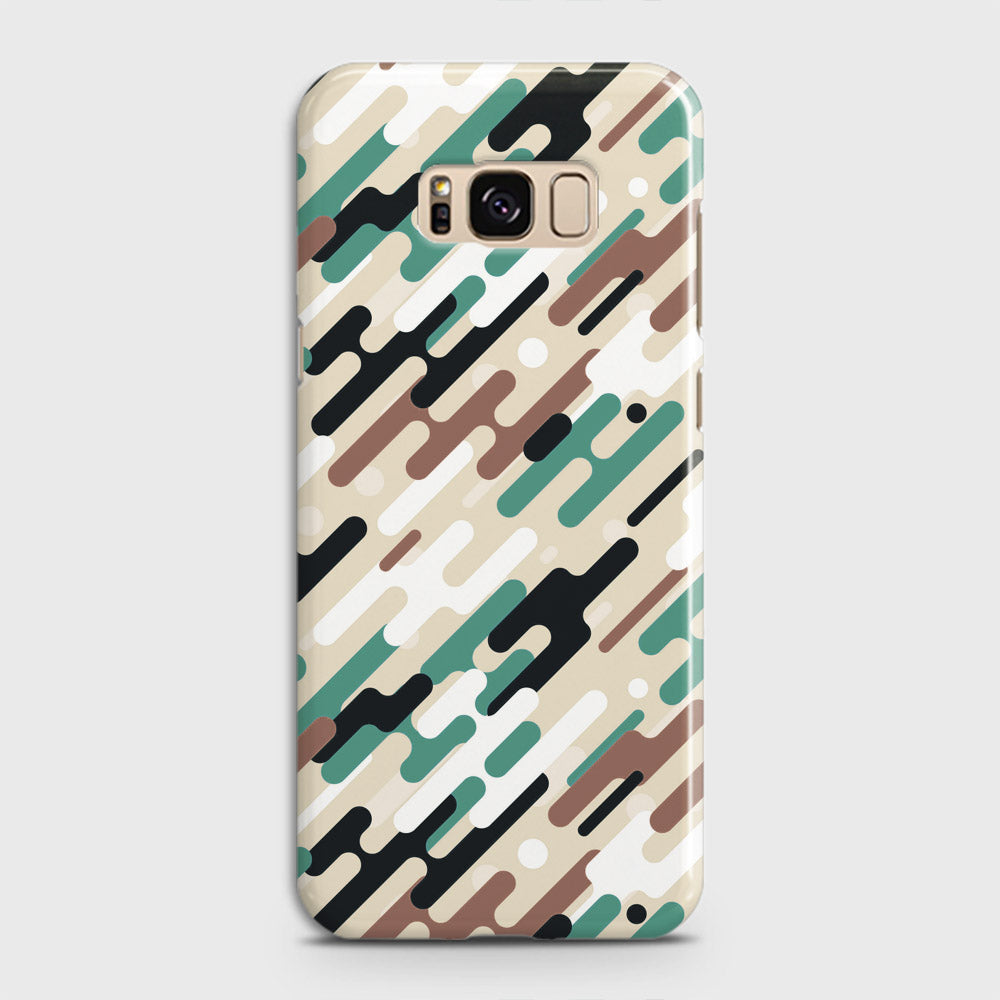Samsung Galaxy S8 Plus Cover - Camo Series 3 - Black & Brown Design - Matte Finish - Snap On Hard Case with LifeTime Colors Guarantee