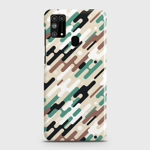 Samsung Galaxy M31 Cover - Camo Series 3 - Black & Brown Design - Matte Finish - Snap On Hard Case with LifeTime Colors Guarantee