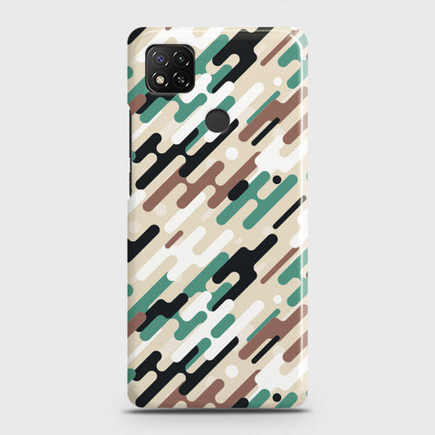 Xiaomi Redmi 9C Cover - Camo Series 3 - Black & Brown Design - Matte Finish - Snap On Hard Case with LifeTime Colors Guarantee