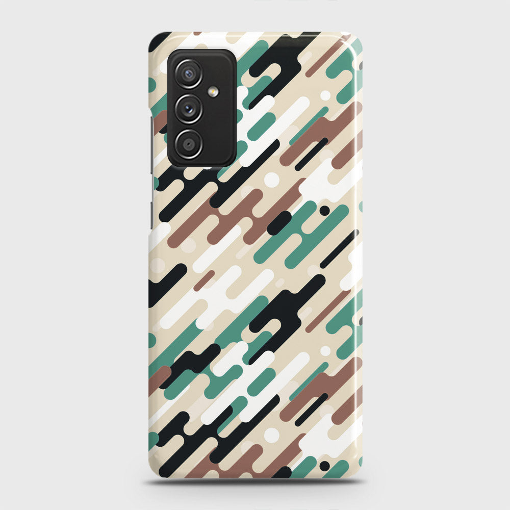 Samsung Galaxy M52 5G Cover - Camo Series 3 - Black & Brown Design - Matte Finish - Snap On Hard Case with LifeTime Colors Guarantee