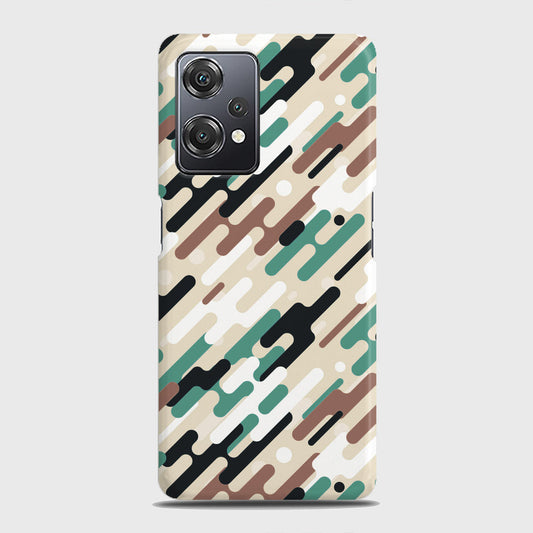 OnePlus Nord CE 2 Lite 5G Cover - Camo Series 3 - Black & Brown Design - Matte Finish - Snap On Hard Case with LifeTime Colors Guarantee
