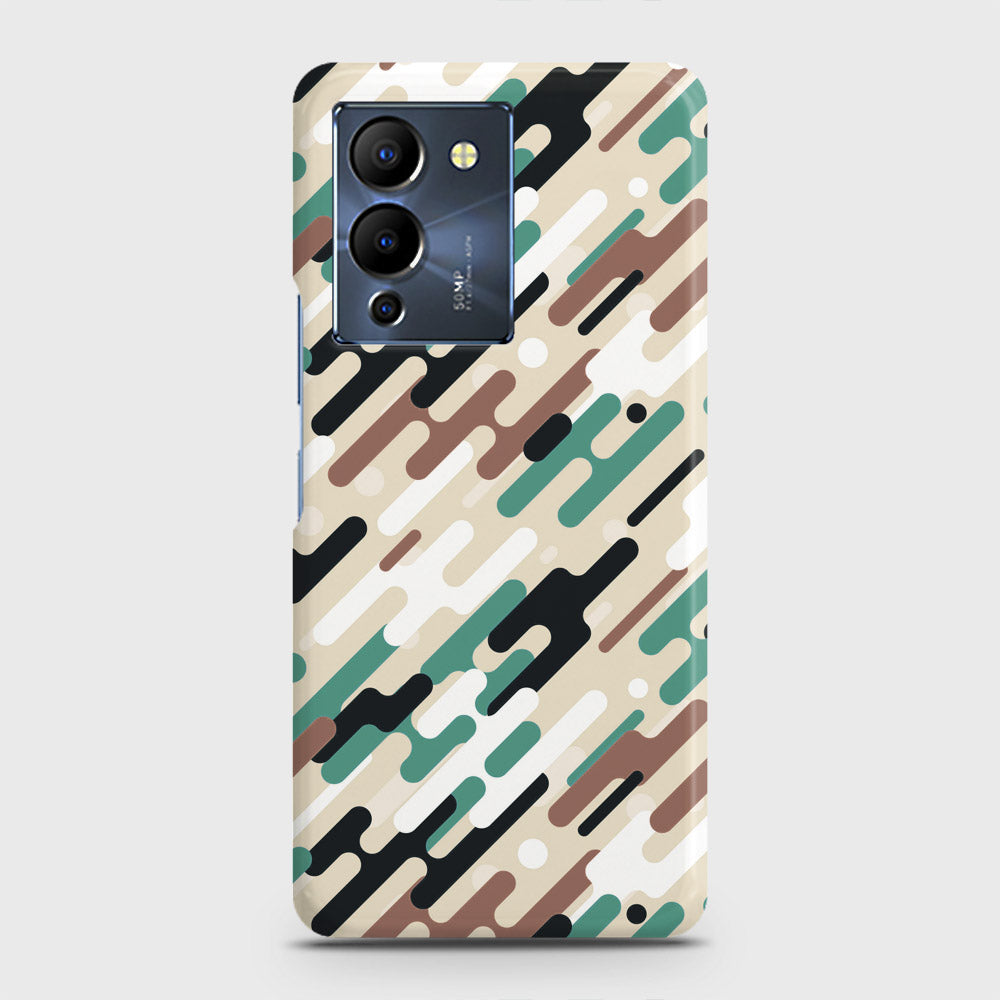 Infinix Note 12 G96 Cover - Camo Series 3 - Black & Brown Design - Matte Finish - Snap On Hard Case with LifeTime Colors Guarantee