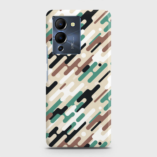 Infinix Note 12 G96 Cover - Camo Series 3 - Black & Brown Design - Matte Finish - Snap On Hard Case with LifeTime Colors Guarantee