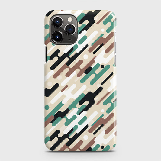 iPhone 11 Pro Cover - Camo Series 3 - Black & Brown Design - Matte Finish - Snap On Hard Case with LifeTime Colors Guarantee