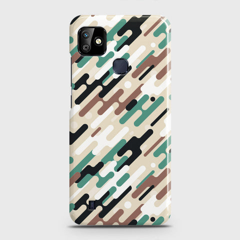 Infinix Smart HD 2021 Cover - Camo Series 3 - Black & Brown Design - Matte Finish - Snap On Hard Case with LifeTime Colors Guarantee