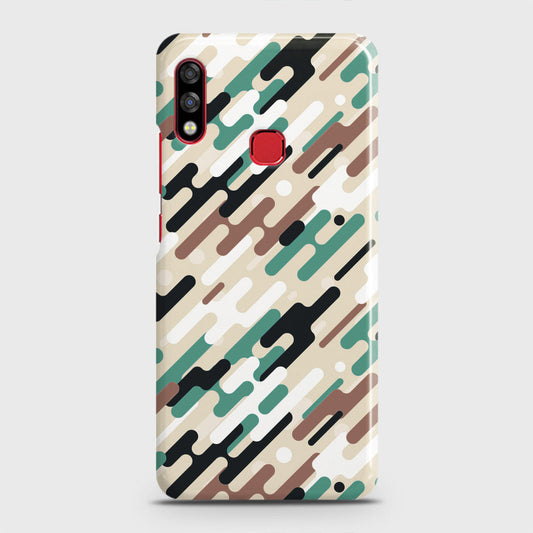 Infinix Hot 7 Pro Cover - Camo Series 3 - Black & Brown Design - Matte Finish - Snap On Hard Case with LifeTime Colors Guarantee