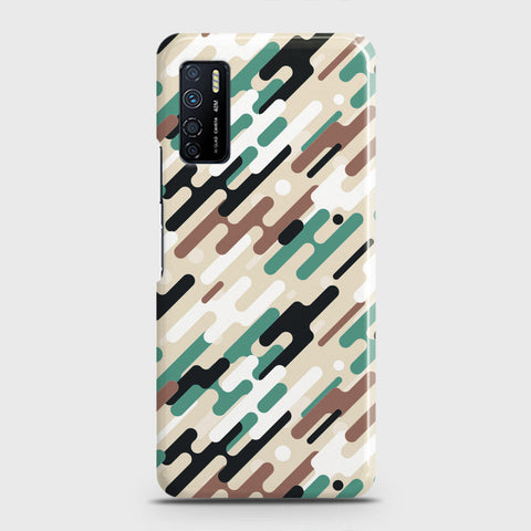 Infinix Note 7 Lite Cover - Camo Series 3 - Black & Brown Design - Matte Finish - Snap On Hard Case with LifeTime Colors Guarantee