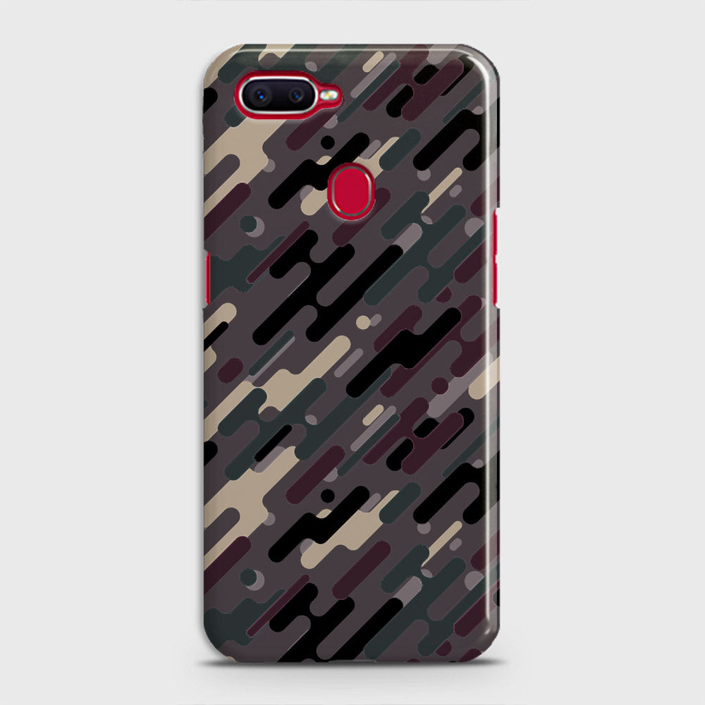 Realme 2 Pro Cover - Camo Series 3 - Red & Brown Design - Matte Finish - Snap On Hard Case with LifeTime Colors Guarantee