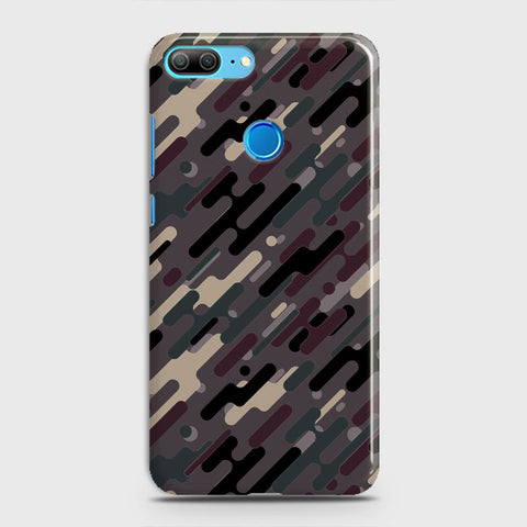 Huawei Honor 10 Cover - Camo Series 3 - Red & Brown Design - Matte Finish - Snap On Hard Case with LifeTime Colors Guarantee