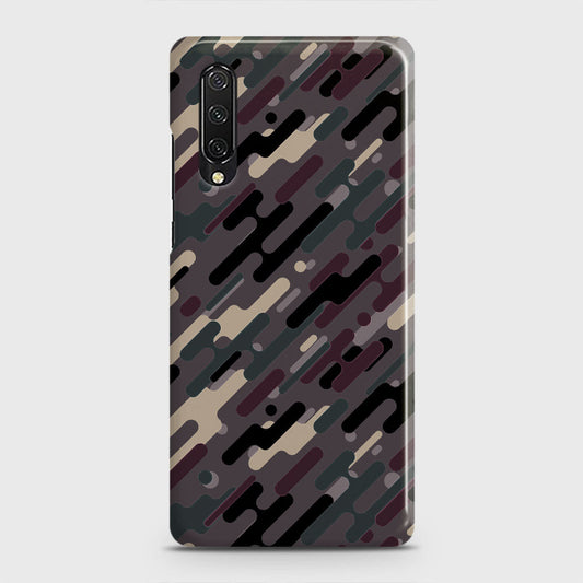 Honor 9X Pro Cover - Camo Series 3 - Red & Brown Design - Matte Finish - Snap On Hard Case with LifeTime Colors Guarantee
