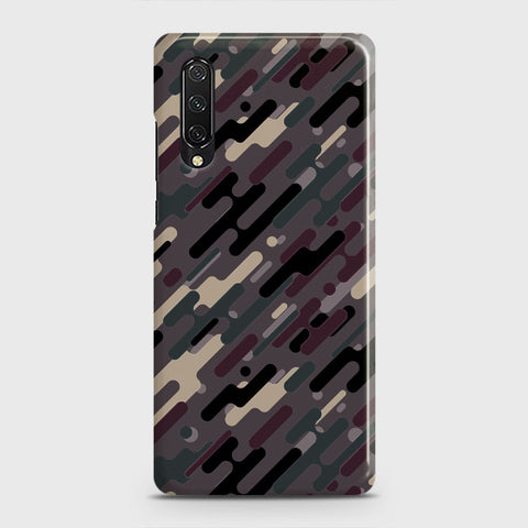 Huawei Y9s Cover - Camo Series 3 - Red & Brown Design - Matte Finish - Snap On Hard Case with LifeTime Colors Guarantee