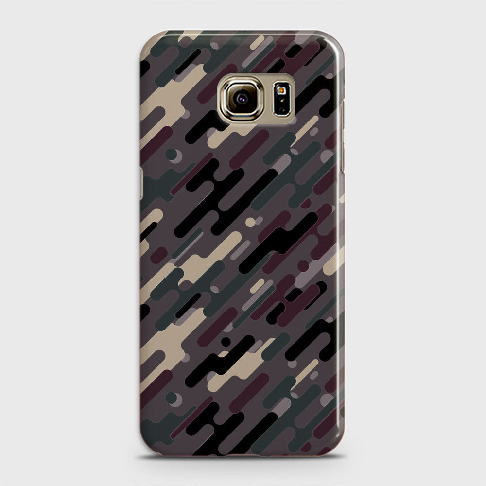 Samsung Galaxy Note 5 Cover - Camo Series 3 - Red & Brown Design - Matte Finish - Snap On Hard Case with LifeTime Colors Guarantee