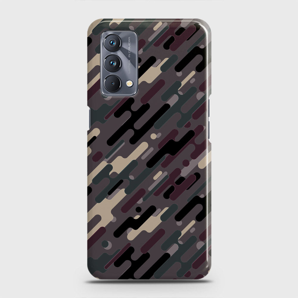 Realme GT Master Cover - Camo Series 3 - Red & Brown Design - Matte Finish - Snap On Hard Case with LifeTime Colors Guarantee