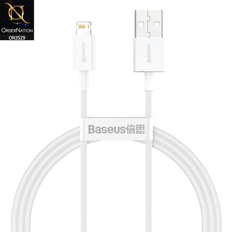 Baseus Superior Fast Charging iPhone Cable 2m 2.4A - White