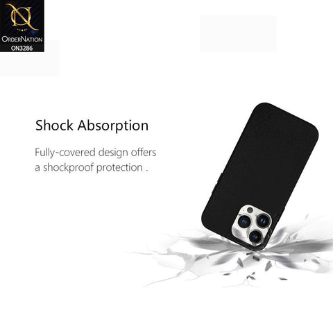 iPhone 13 Pro Cover - Black - K-DOO Noble Collection Leather PU - PC Case