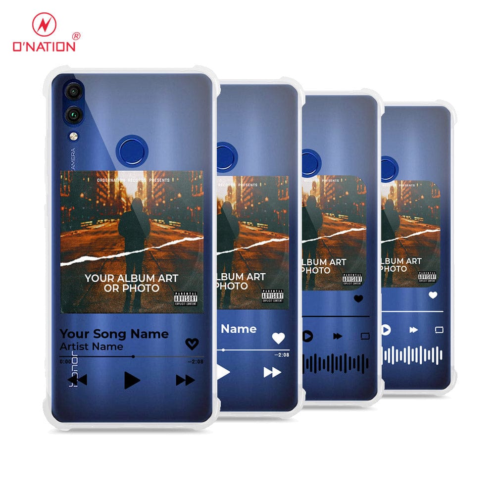 Huawei Honor 8C Cover - Personalised Album Art Series - 4 Designs - Clear Phone Case - Soft Silicon Borders