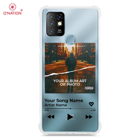 Infinix Hot 10 Cover - Personalised Album Art Series - 4 Designs - Clear Phone Case - Soft Silicon Borders