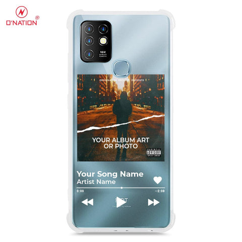 Infinix Hot 10 Cover - Personalised Album Art Series - 4 Designs - Clear Phone Case - Soft Silicon Borders