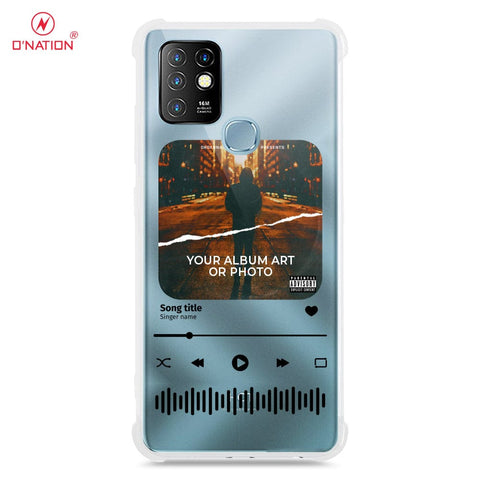 Infinix Hot 10 Cover - Personalised Album Art Series - 4 Designs - Clear Phone Case - Soft Silicon Borders