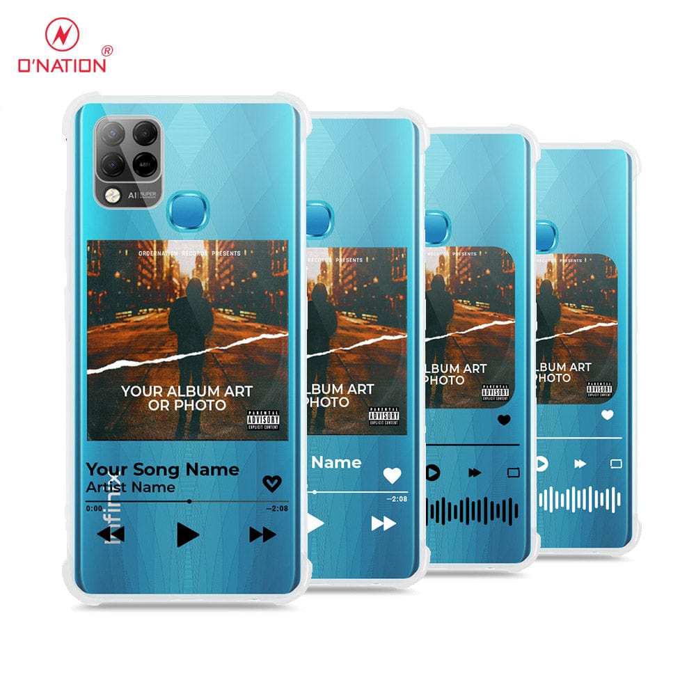 Infinix Hot 10s Cover - Personalised Album Art Series - 4 Designs - Clear Phone Case - Soft Silicon Borders