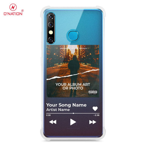 Infinix Hot 8 Cover - Personalised Album Art Series - 4 Designs - Clear Phone Case - Soft Silicon Borders