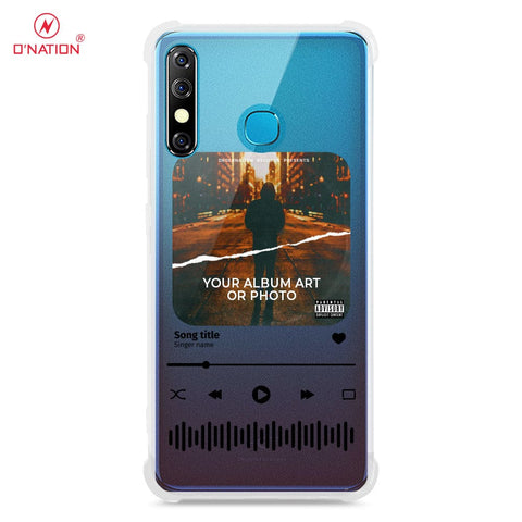 Infinix Hot 8 Cover - Personalised Album Art Series - 4 Designs - Clear Phone Case - Soft Silicon Borders