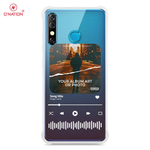 Infinix Hot 8 Cover - Personalised Album Art Series - 4 Designs - Clear Phone Case - Soft Silicon Borders