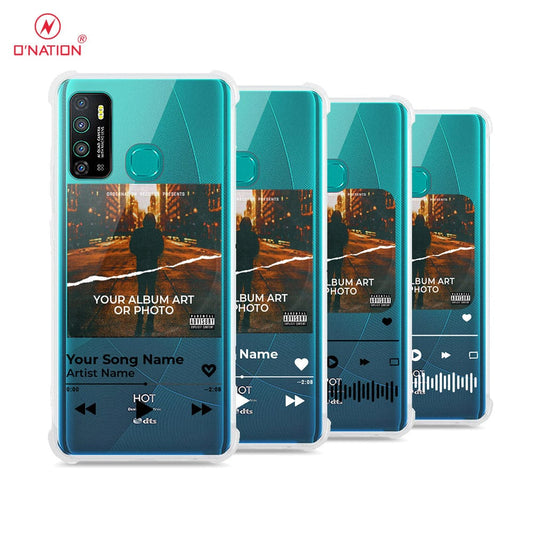 Infinix Hot 9 Cover - Personalised Album Art Series - 4 Designs - Clear Phone Case - Soft Silicon Borders
