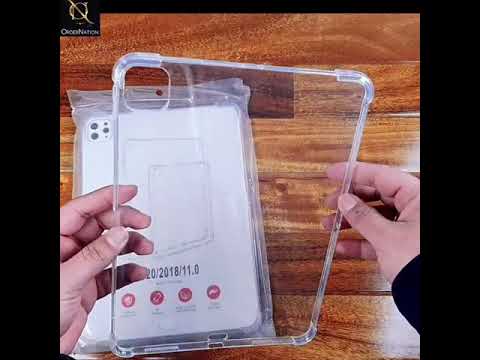 Samsung Galaxy Tab A7 10.4 / T500 (2020) Cover - Soft 4D Design Shockproof Silicone Transparent Clear Case