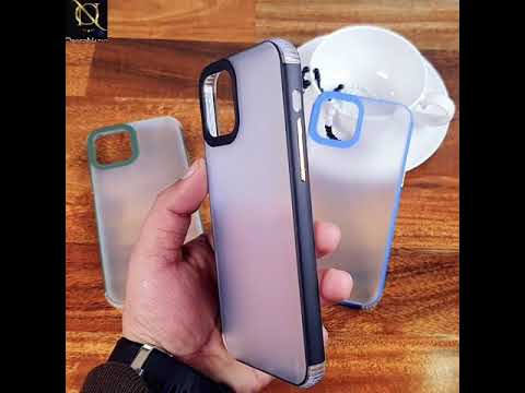 iPhone 8 Plus / 7 Plus Cover - Blue - Soft Borders Matte Hard Protective Case