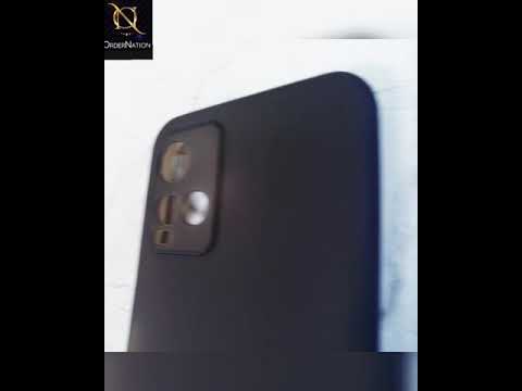 Infinix Hot 10i Cover - Midnight Blue - Semi-Transparent Ultra Thin Color Button Soft Shell Case