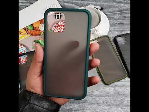 Realme 6 Pro Cover - Red - Soft Colorful Border Semi Transparent Back Shell Case
