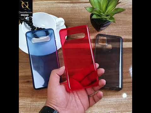 Infinix Smart 3 Plus Cover - Red - Assorted Candy Color Transparent Soft Case