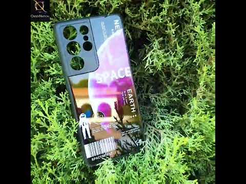 iPhone 8 Cover - Limitless Series - HQ Ultra Shine Premium Infinity Glass Soft Silicon Borders Case
