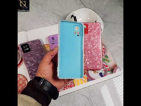 Oppo A93 Cover - Green - New Marble Series 2 in 1 Hybrid Case