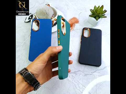 Oppo A77s Cover - Blue - New Electroplating Camera Ring Colored Soft Silicon Borders Protective Back Case