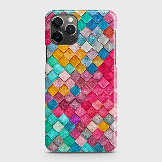 iPhone 11 Pro Max Cover - Chic Colorful Mermaid Printed Hard Case with Life Time Colors Guarantee B (34) 1