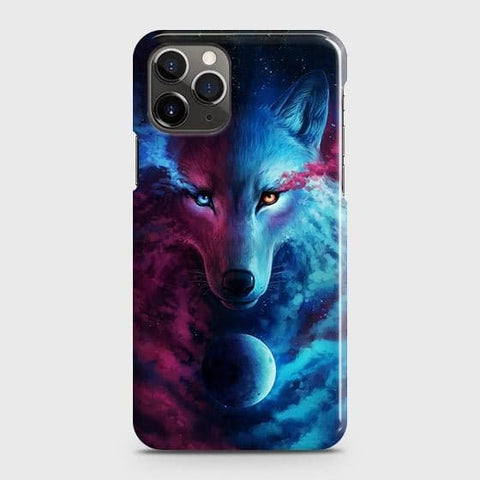iPhone 11 Pro Max Cover - Infinity Wolf Trendy Printed Hard Case with Life Time Colors Guarantee