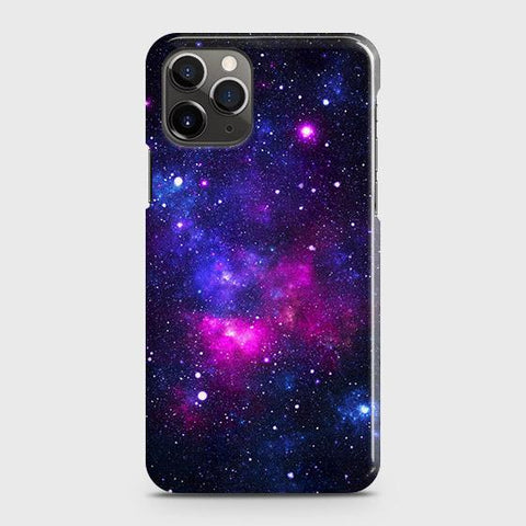 iPhone 11 Pro Max Cover - Dark Galaxy Stars Modern Printed Hard Case with Life Time Colors Guarantee