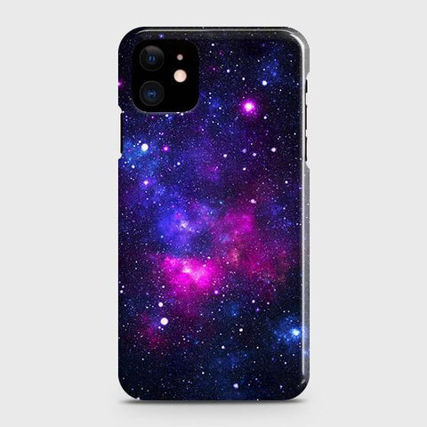 iPhone 12 Cover - Dark Galaxy Stars Modern Printed Hard Case with Life Time Colors Guarantee