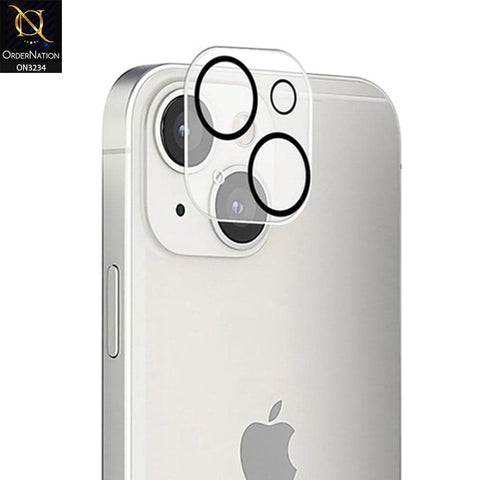 iPhone 13 Mini Camera Protector - Black - 3D Film 9H Glass Camera Lens Protector Shield