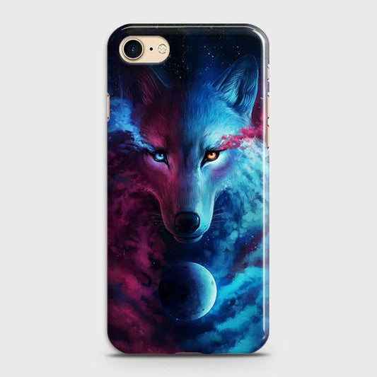 iPhone SE 2020 Cover - Infinity Wolf Trendy Printed Hard Case with Life Time Colors Guarantee