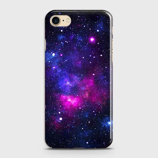 iPhone SE 2020 Cover - Dark Galaxy Stars Modern Printed Hard Case with Life Time Colors Guarantee